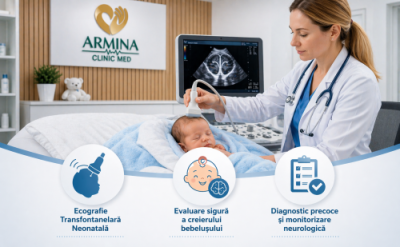 Eco TF ecografie transfontanelară Timișoara  Armina ClinicMed