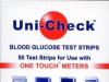 TEST GLICEMIE ONE-TOUCH UNI-CHECK x 25bu