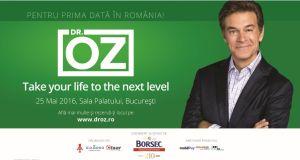 Biletele la conferinta gazduita de Dr. Oz, in Romania, se pot cumpara si de la Sala Palatului!