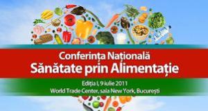 Conferinta Nationala Sanatate prin Alimentatie – editia I