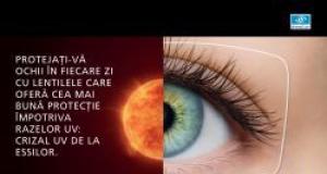 Crizal UV, lentilele de ochelari cu cel mai performant factor de protectie UV din lume, sunt disponibile si in Romania