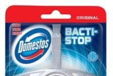 Domestos Bacti-Stop - primul dezinfectant solid pentru toaleta!
