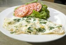 Frittata cu feta si spanac