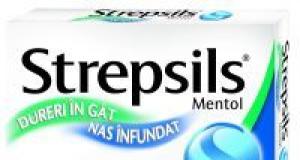 Strepsils Mentol– pentru dureri in gat si nas infundat