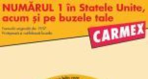 Carmex - Numarul 1 in Statele Unite, acum si pe buzele tale