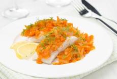 Cod cu ceapa caramelizata si mirodenii
