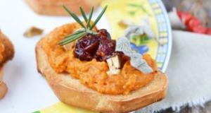 Crostini cu dovleac