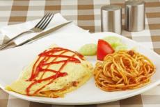 Omleta cu spaghete