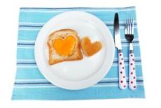 Oua prajite in paine integrala