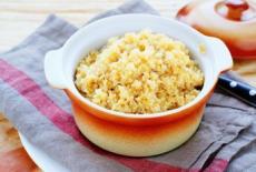 Pilaf de mei, quinoa si linte