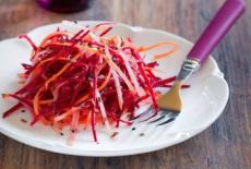 Salata de sfecla si morcovi cu ghimbir