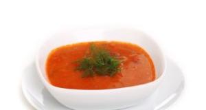 Supa crema de rosii si anghinare